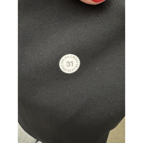 Lululemon Commission Pants Slim ABC Warpstreme Obsidian Gray Sz 31 - Picture 8 of 9